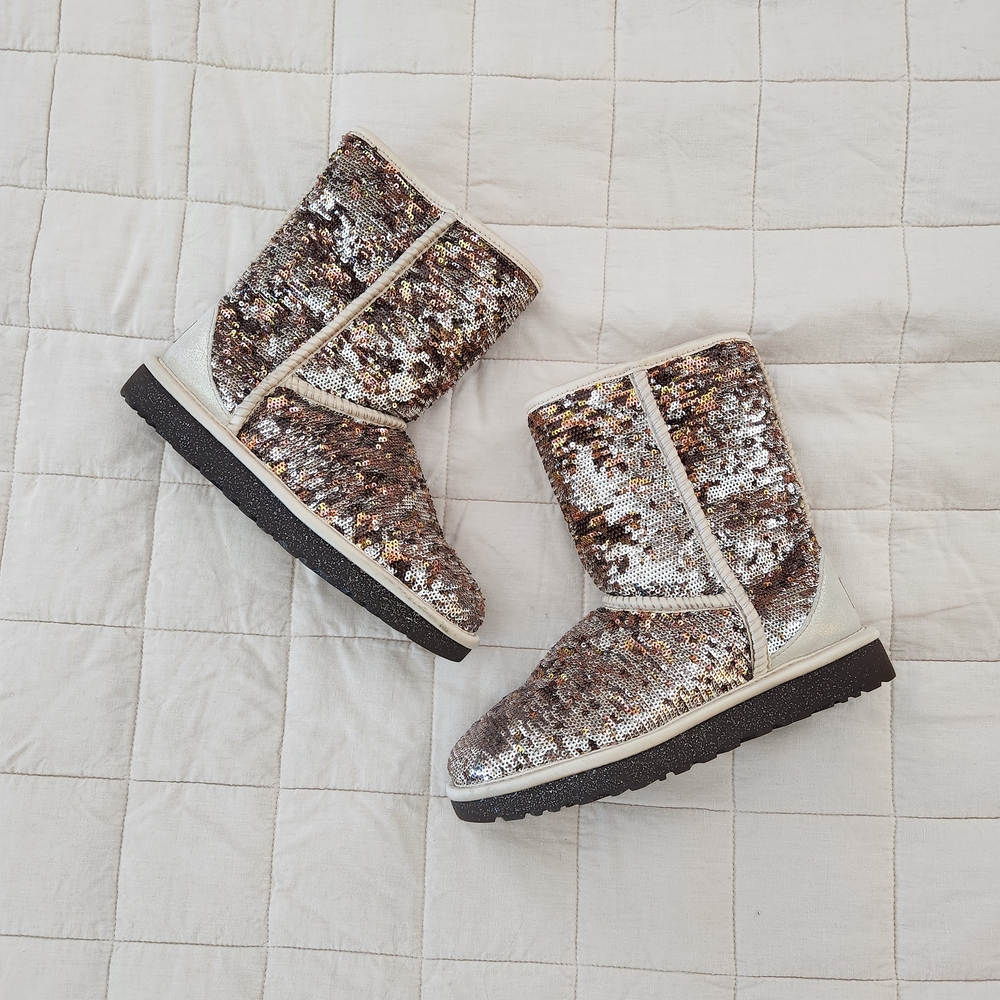 UGG Multicolor Sequin Boots